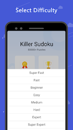 Killer Sudoku - sudoku game screenshot
