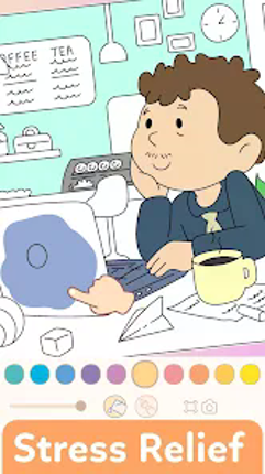Comfy Cozy Cute Coloring Book screenshot