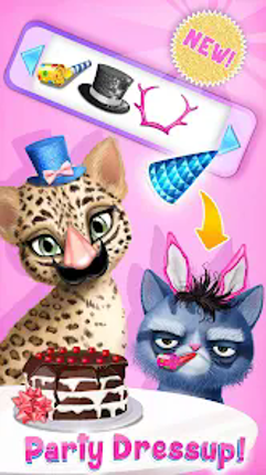 Cat Hair Salon Birthday Party Image