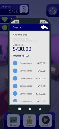 Ahorrando y Decorando screenshot