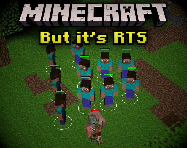 Games like Minecraft but it's RTS