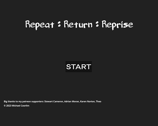 Repeat : Return : Reprise Game Cover