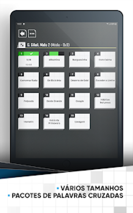 Palavras Cruzadas em Português Image