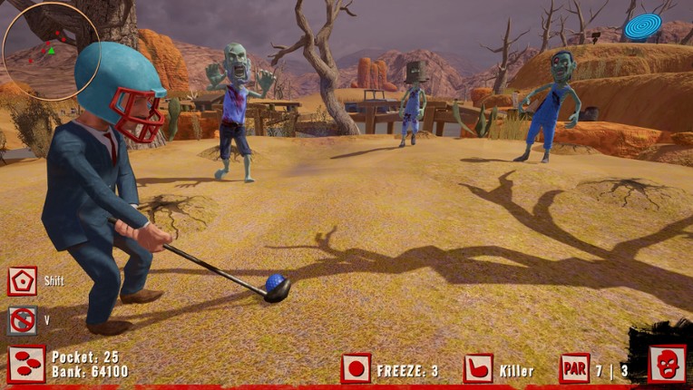 Golf VS Zombies screenshot