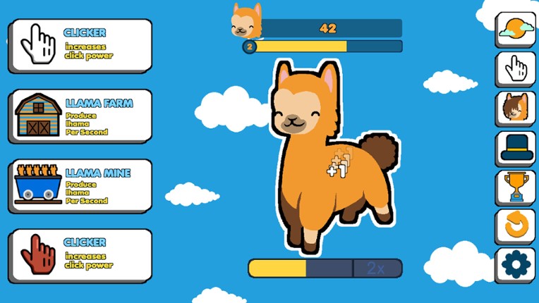 Lhama Clicker screenshot