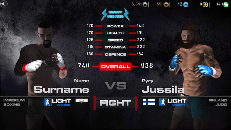 MMA Fighting and UFC Champions Simulator screenshot