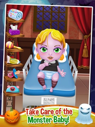 Mommy's Monster Pet Newborn Baby Doctor Salon - my new born spa care games! Image