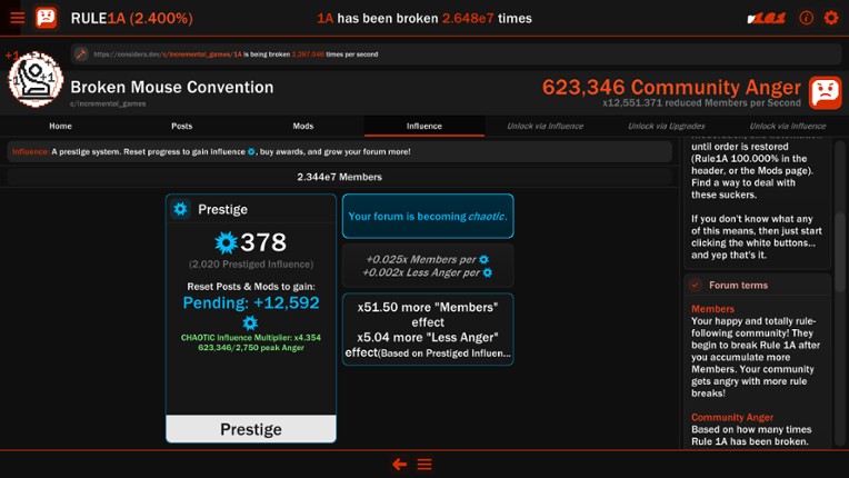 Rule1A Incremental: Idle Forum Image