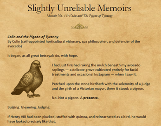 Slightly Unreliable Memoirs – Volume 3 Image