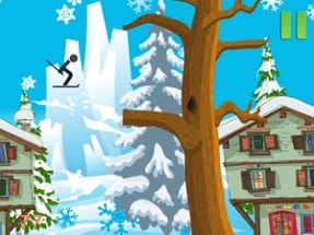 Stick-Man Safari Winter Ski Extreme Game Image