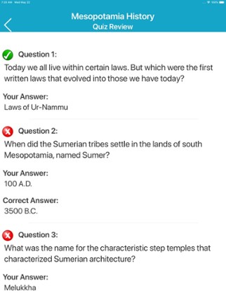 Ancient History Quiz screenshot