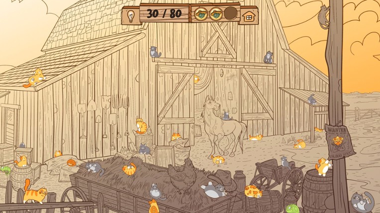 Cats Visiting Wild West Image