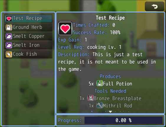 [CGMZ] Crafting for RPG Maker MZ Image