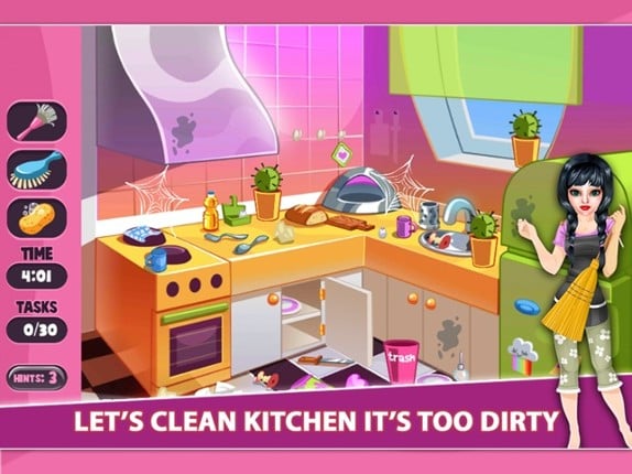 Doll House Cleaning Craft screenshot