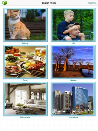 English Vocabulary With Photos screenshot