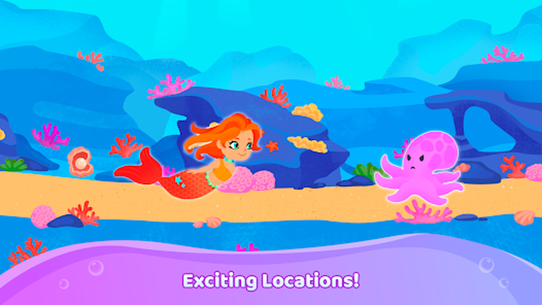 Running Mermaid Games for Kids Image