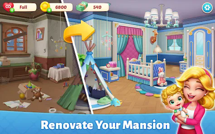 Baby Mansion-home makeover Image