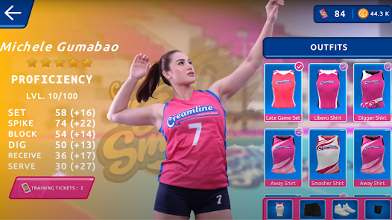 Creamline Good Vibes Smash screenshot