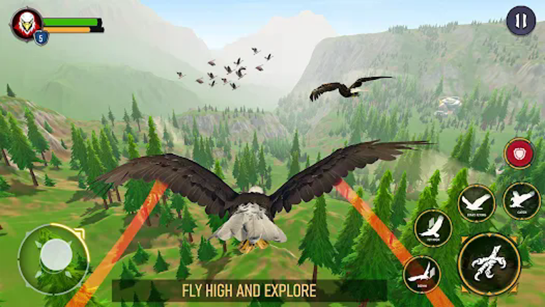 Eagle Simulator wild hunt game Image