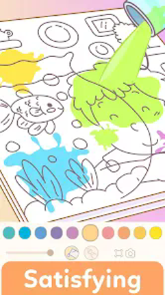 Comfy Cozy Cute Coloring Book Image