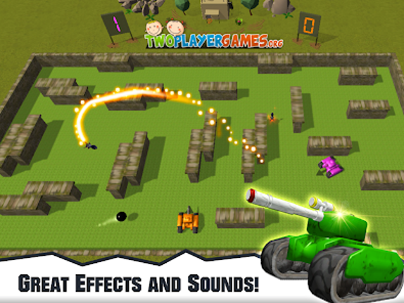 2 Player Tank Wars screenshot