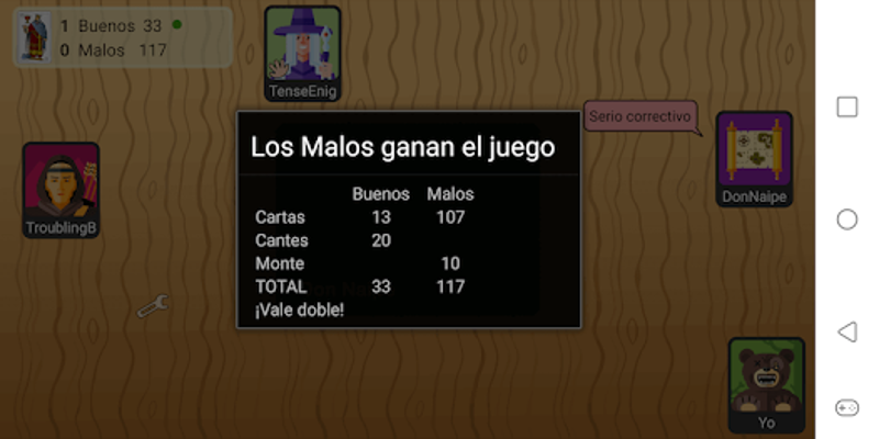 Tute a Cuatro screenshot