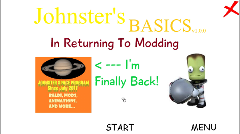 Johnster's Basics in Returning To Modding! Image
