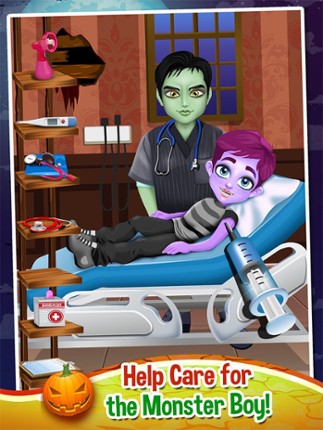 Mommy's Monster Pet Newborn Baby Doctor Salon - my new born spa care games! screenshot