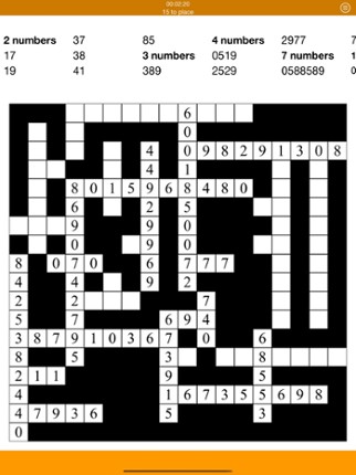 Number Fillin vla screenshot