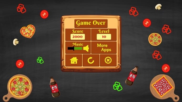 Pizza Ninja - Be Ninja &amp; Cut pizza top free games screenshot