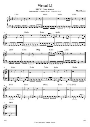 Sheet Music: Flatspace Image