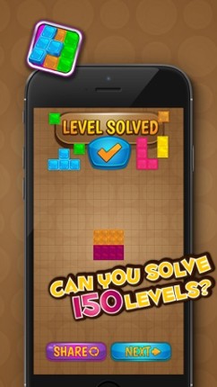 Sliding Block Puzzle – Best Logic Board Game with Colorful Tangram Blocks screenshot