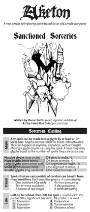Aketon, Sanctioned Sorceries screenshot