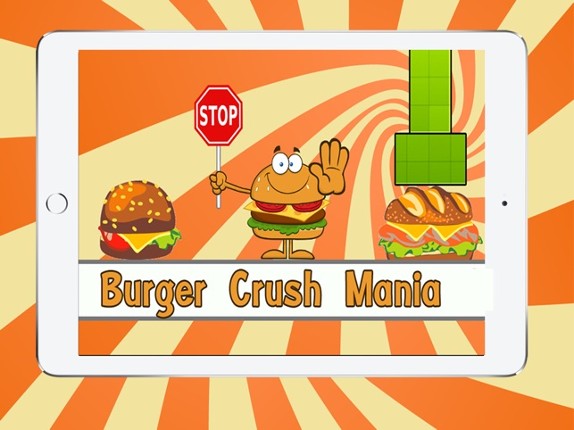 Burger Crush Mania Free Game for Kids Image