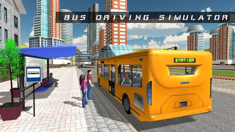 Coach Bus Simulator City Driving 2016 Driver PRO screenshot