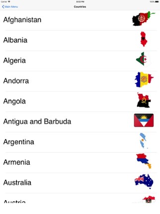 Country Flags Memorizer screenshot