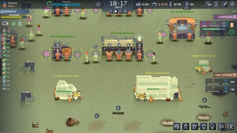 Fizz Flow: Factory Management screenshot