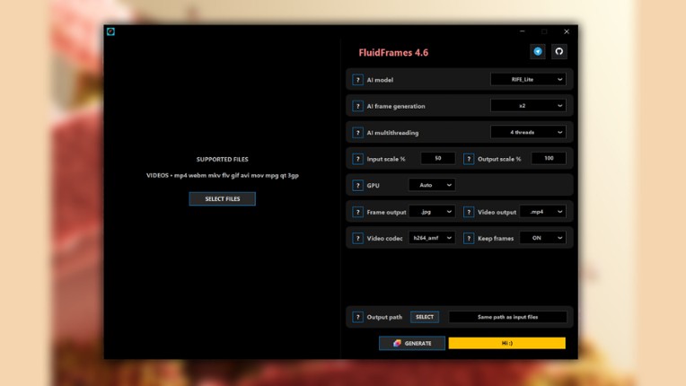 FluidFrames screenshot