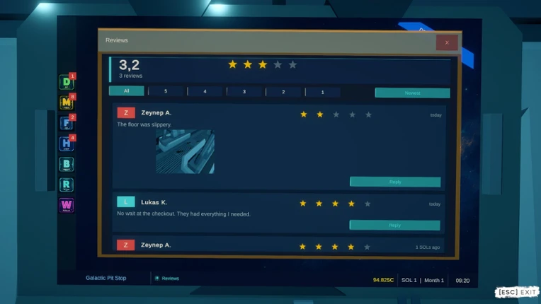 Galactic Pit Stop Simulator screenshot