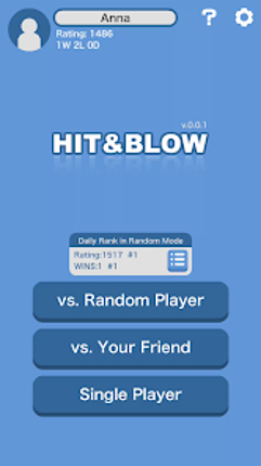 Hit＆Blow Online (Bulls & Cows) Image