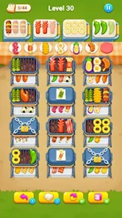 Skewer Sorting: BBQ Food Games Image