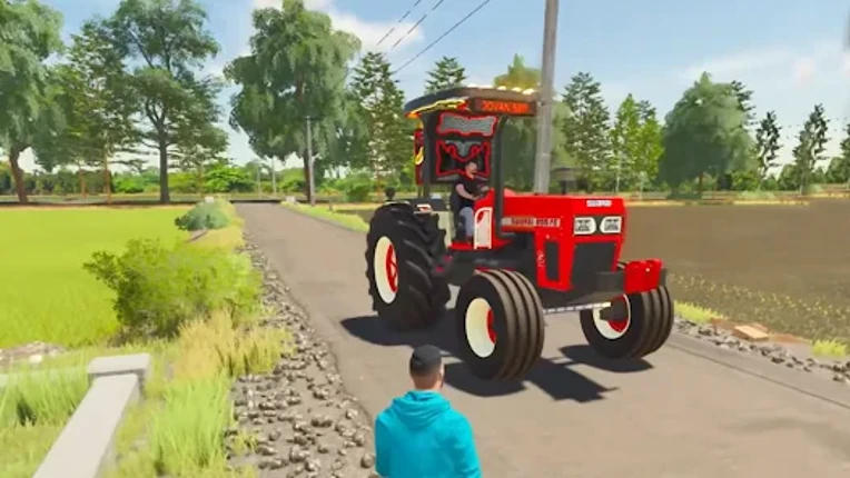 Indian Tractor 3D: US Farming Image