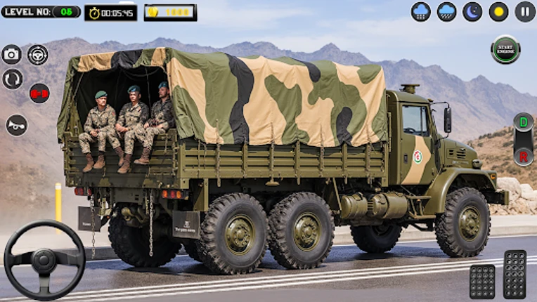 Military Truck Driving Games screenshot