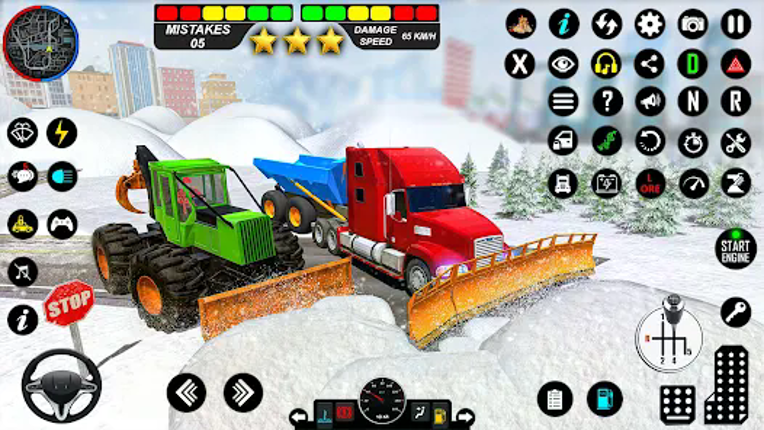 Snow Excavator Simulator Game screenshot