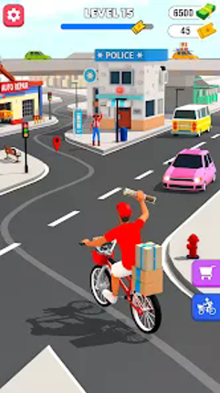 Delivery Boy Bicycle Game Image