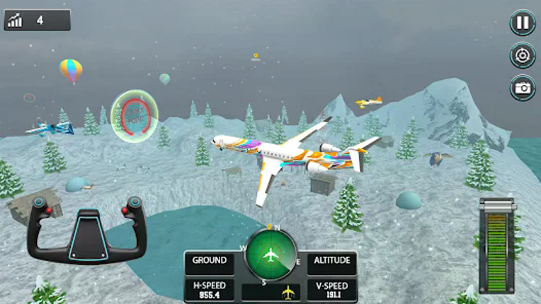 Sky Pilot 3D : Airplane Game Image