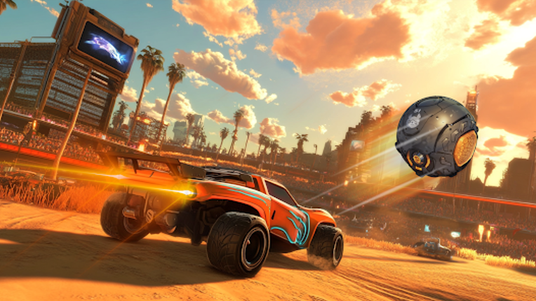 Rocket Car: Car Ball Games screenshot