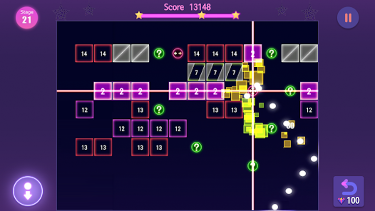 Neon Bricks Master screenshot