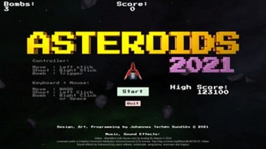 Asteroids 2021 Image