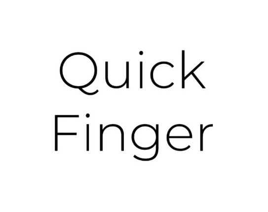 Quick Finger Image